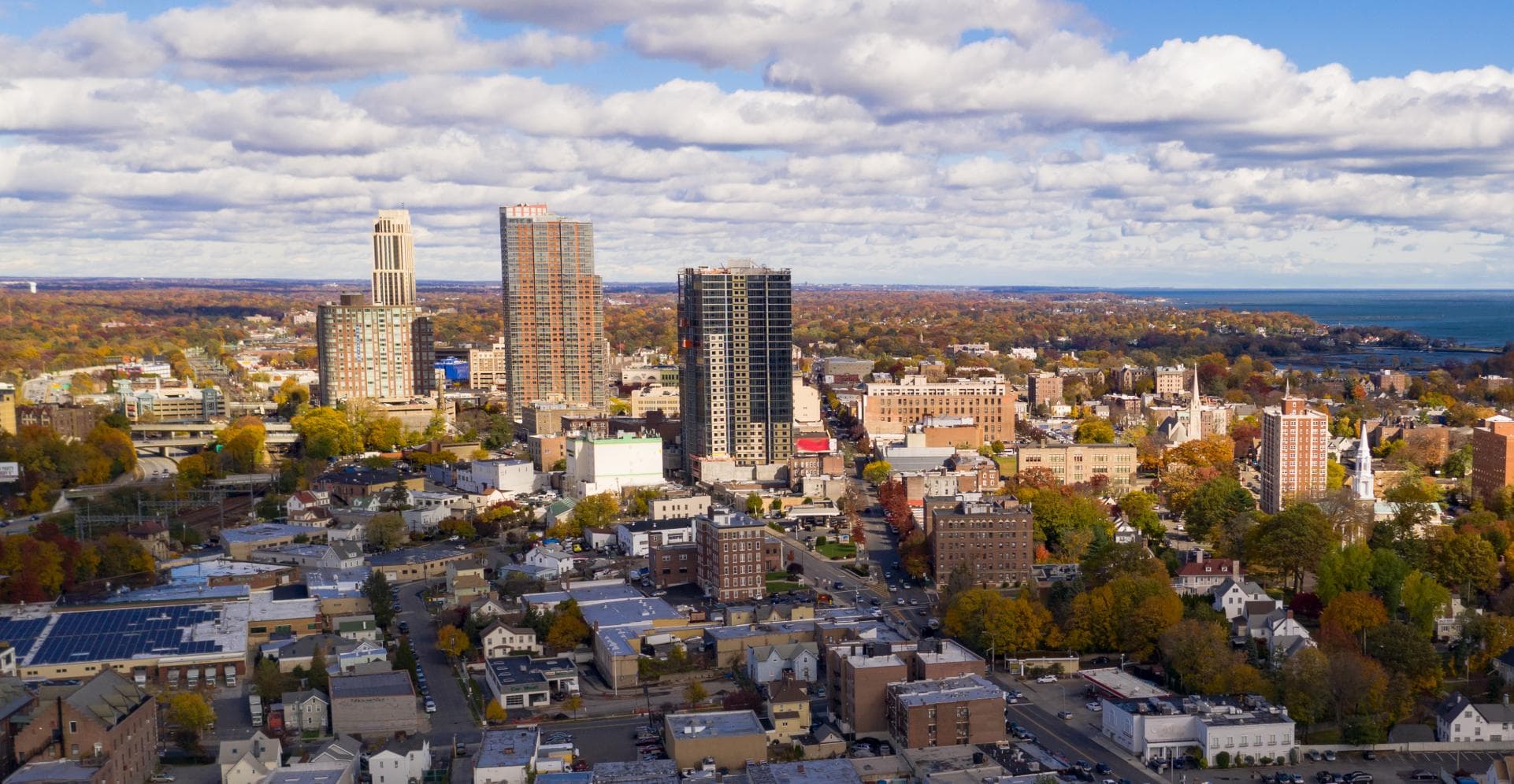 Skyline of New Rochelle, NY
