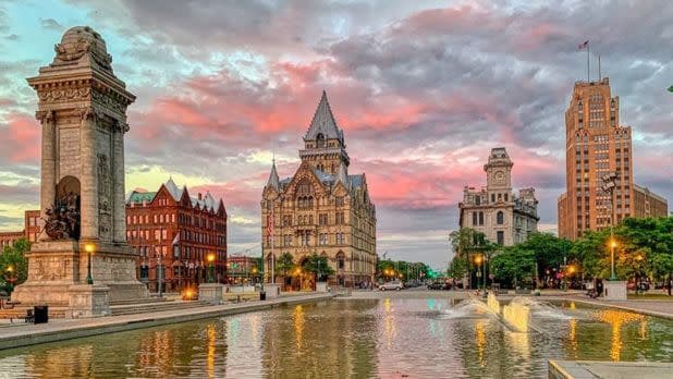 Skyline of Syracuse, NY