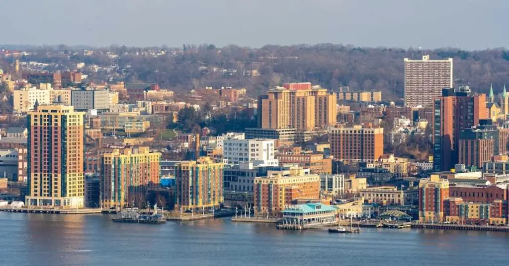 Skyline of Yonkers, NY