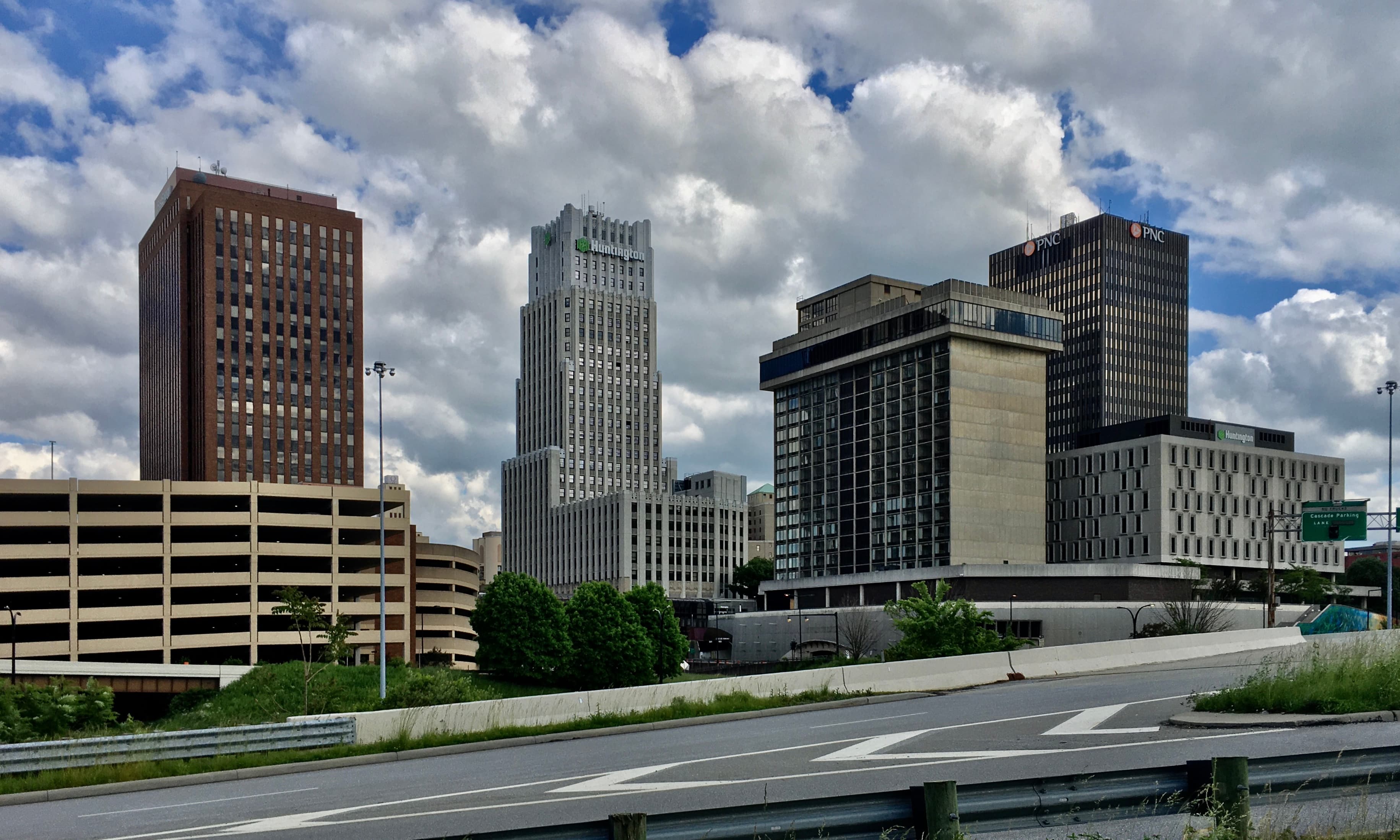 Skyline of Akron, OH