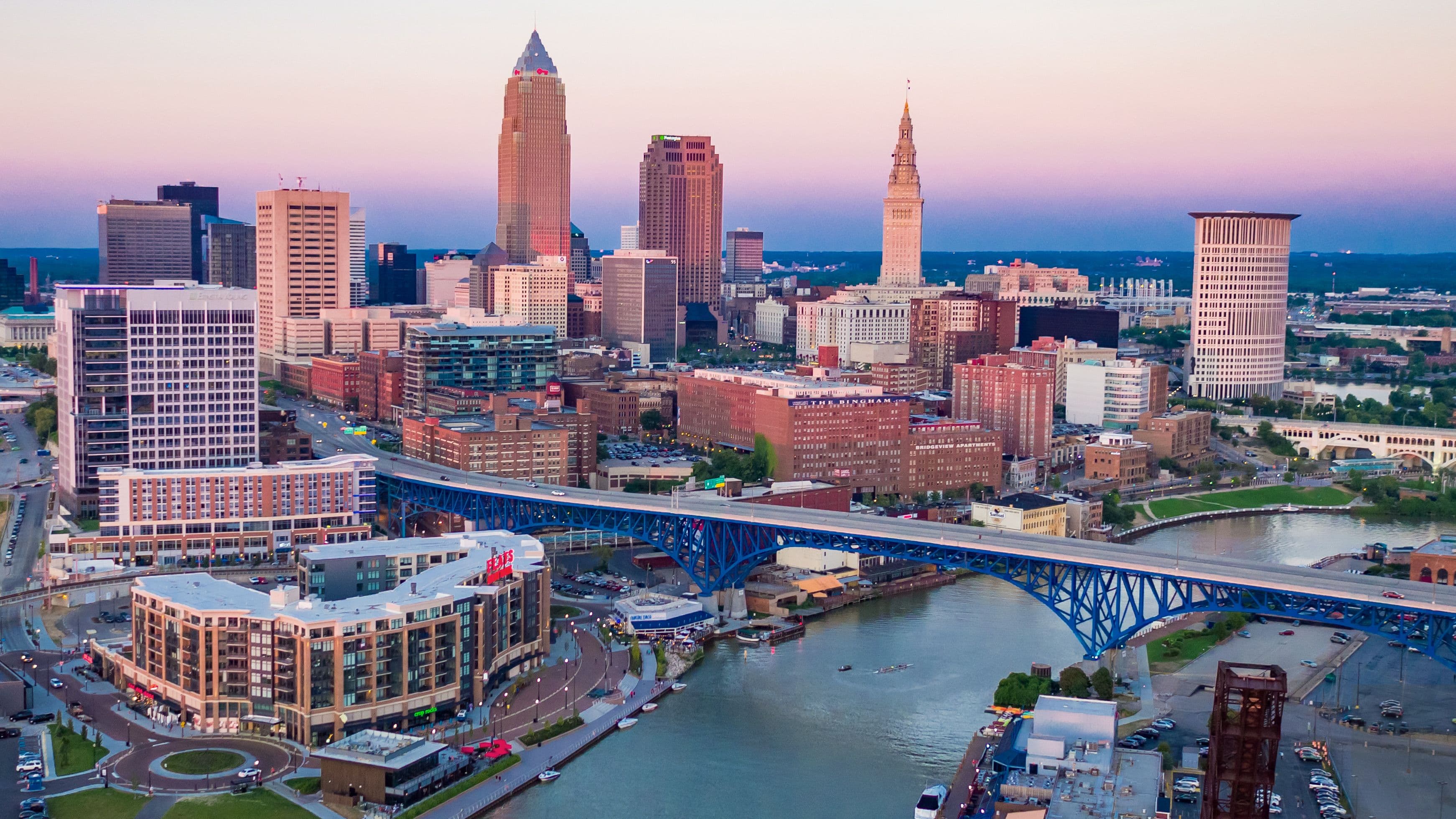Skyline of Cleveland, OH