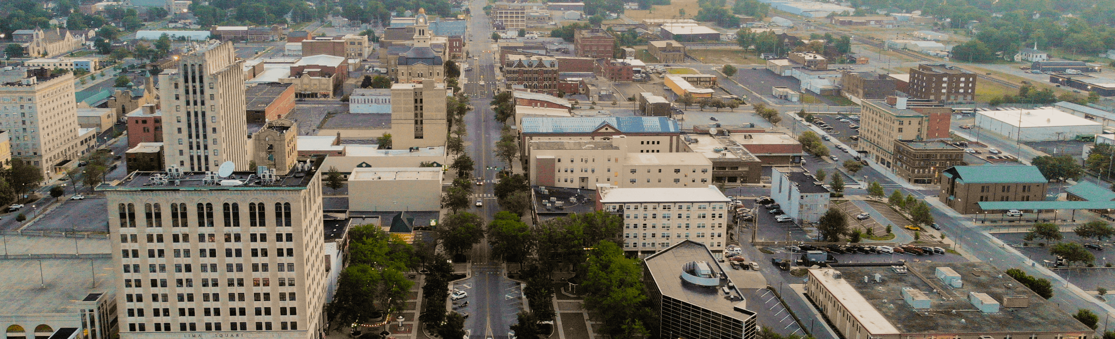Skyline of Lima, OH