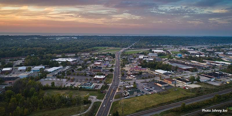 Skyline of Mentor, OH