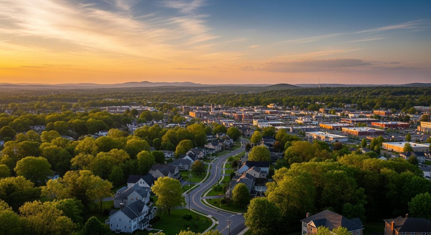 Skyline of Bensalem, PA
