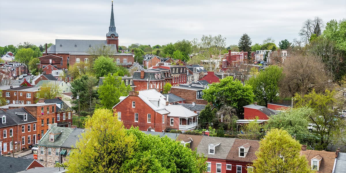 Skyline of Lancaster, PA