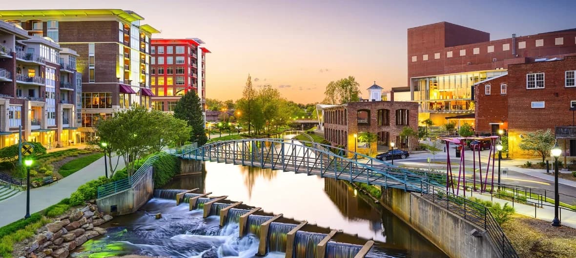 Skyline of Greenville, SC
