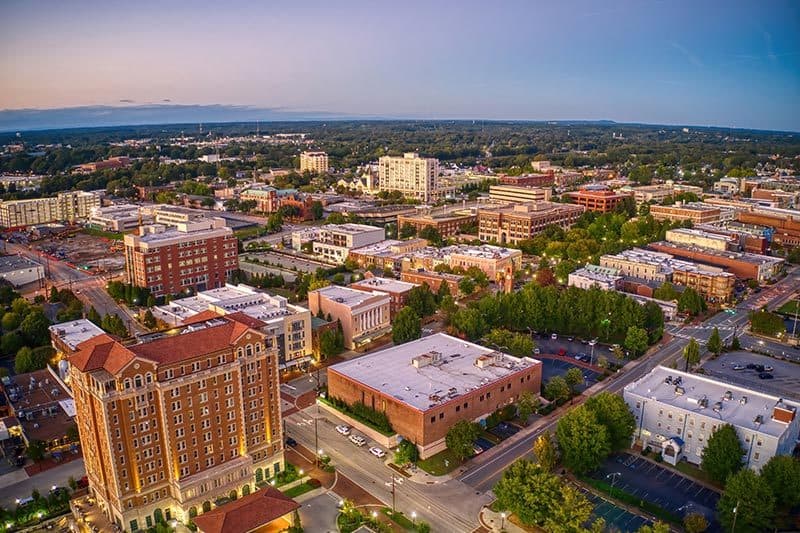 Skyline of Spartanburg, SC