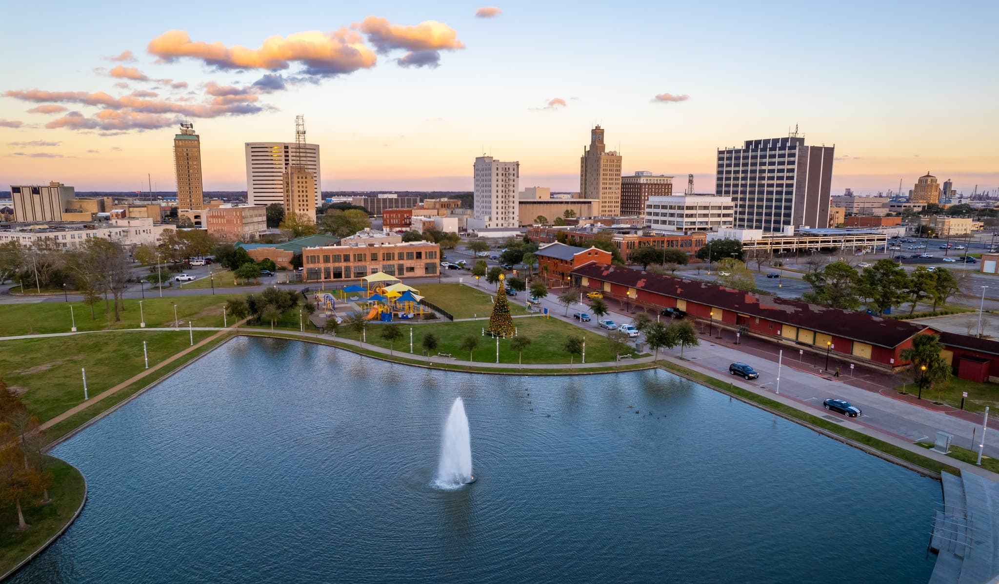 Skyline of Beaumont, TX