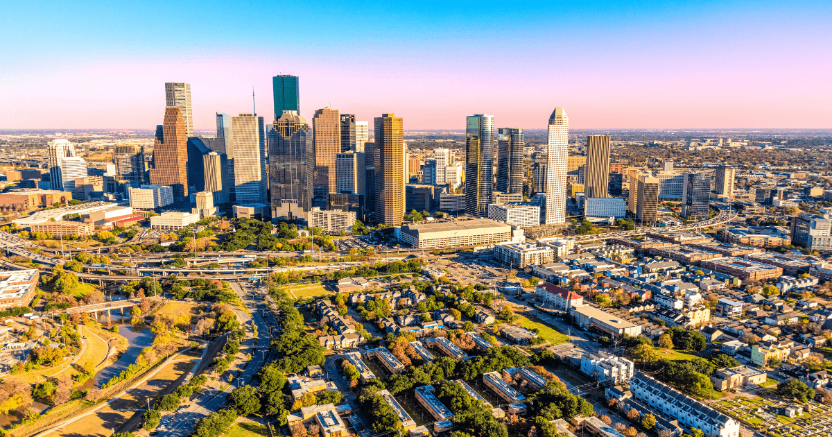 Skyline of Pasadena, TX