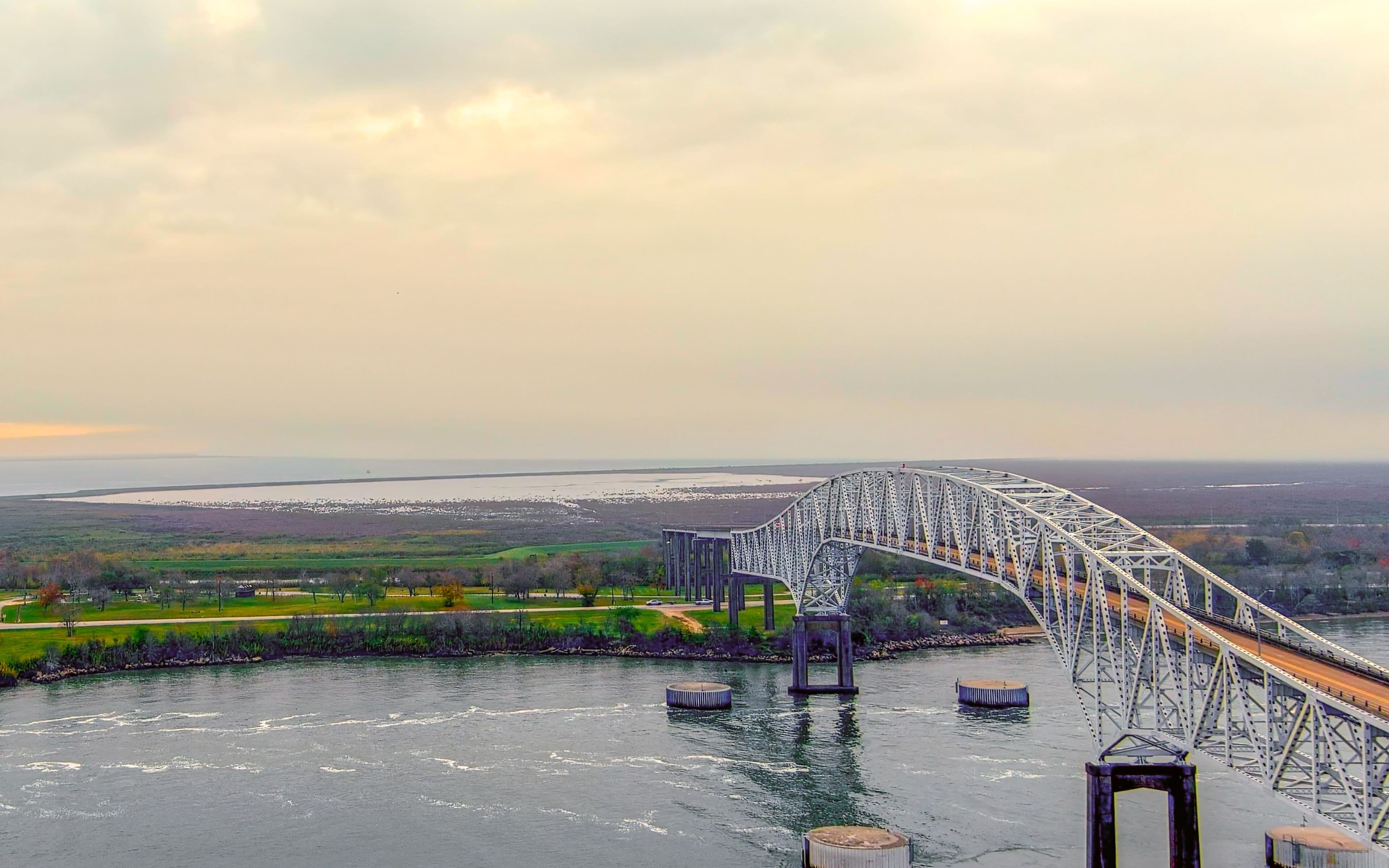 Skyline of Port Arthur, TX