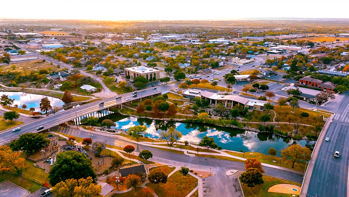 Skyline of San Angelo, TX
