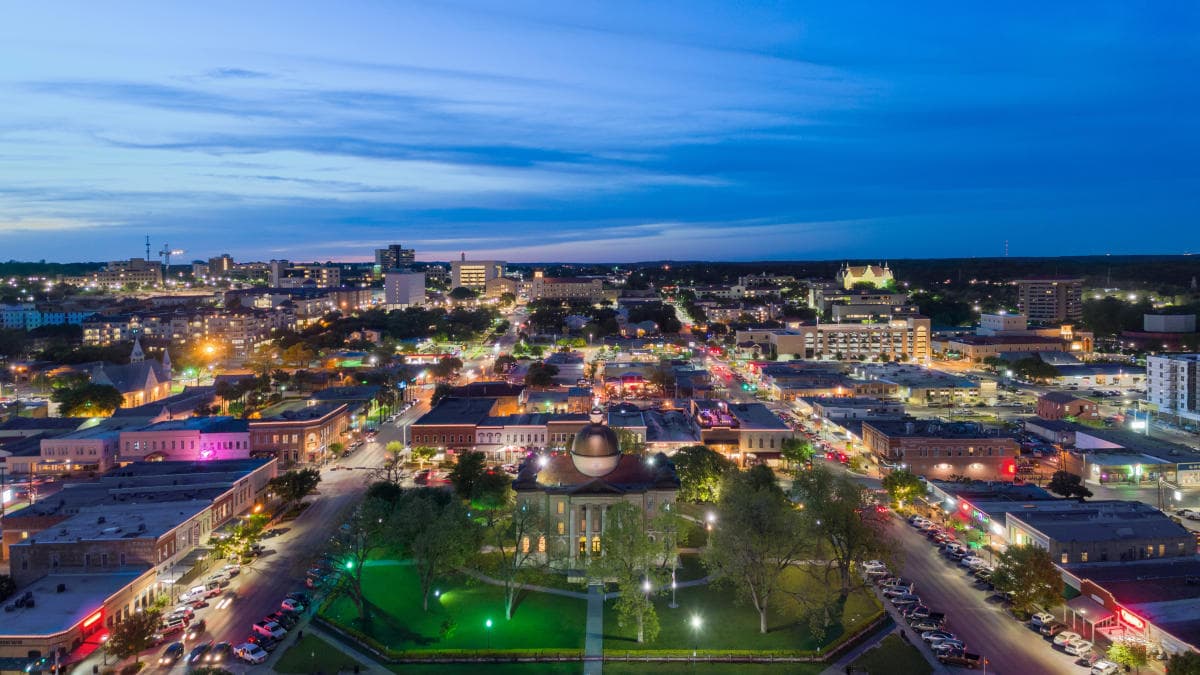 Skyline of San Marcos, TX