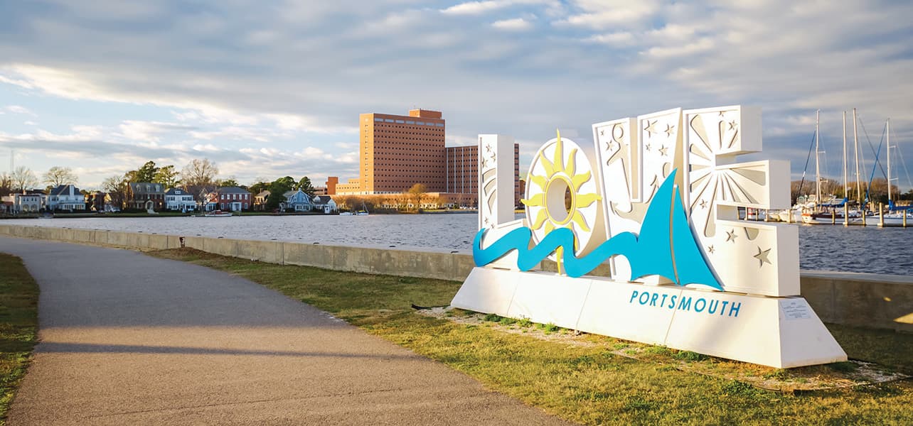 Skyline of Portsmouth, VA