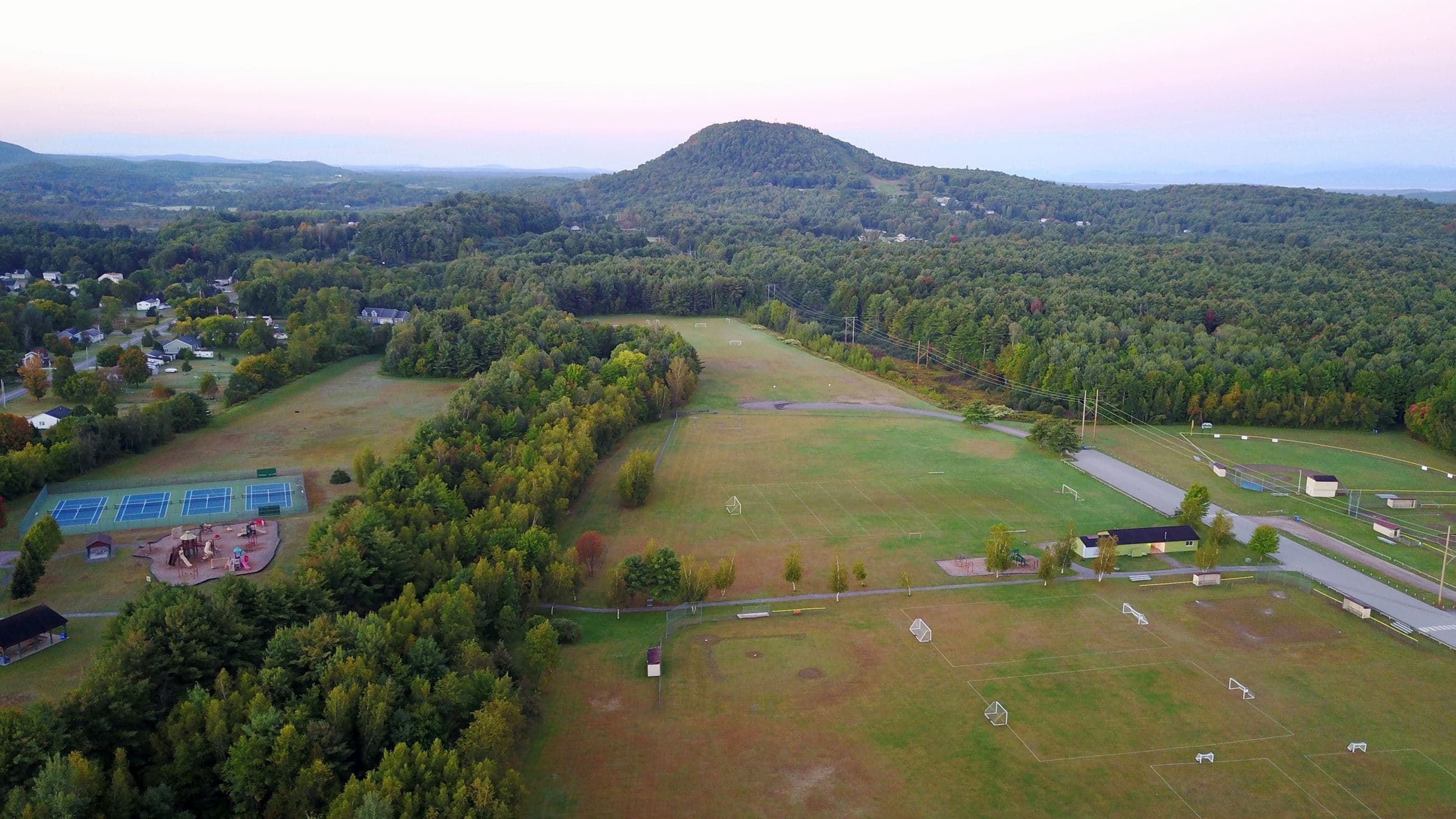Skyline of Milton, VT