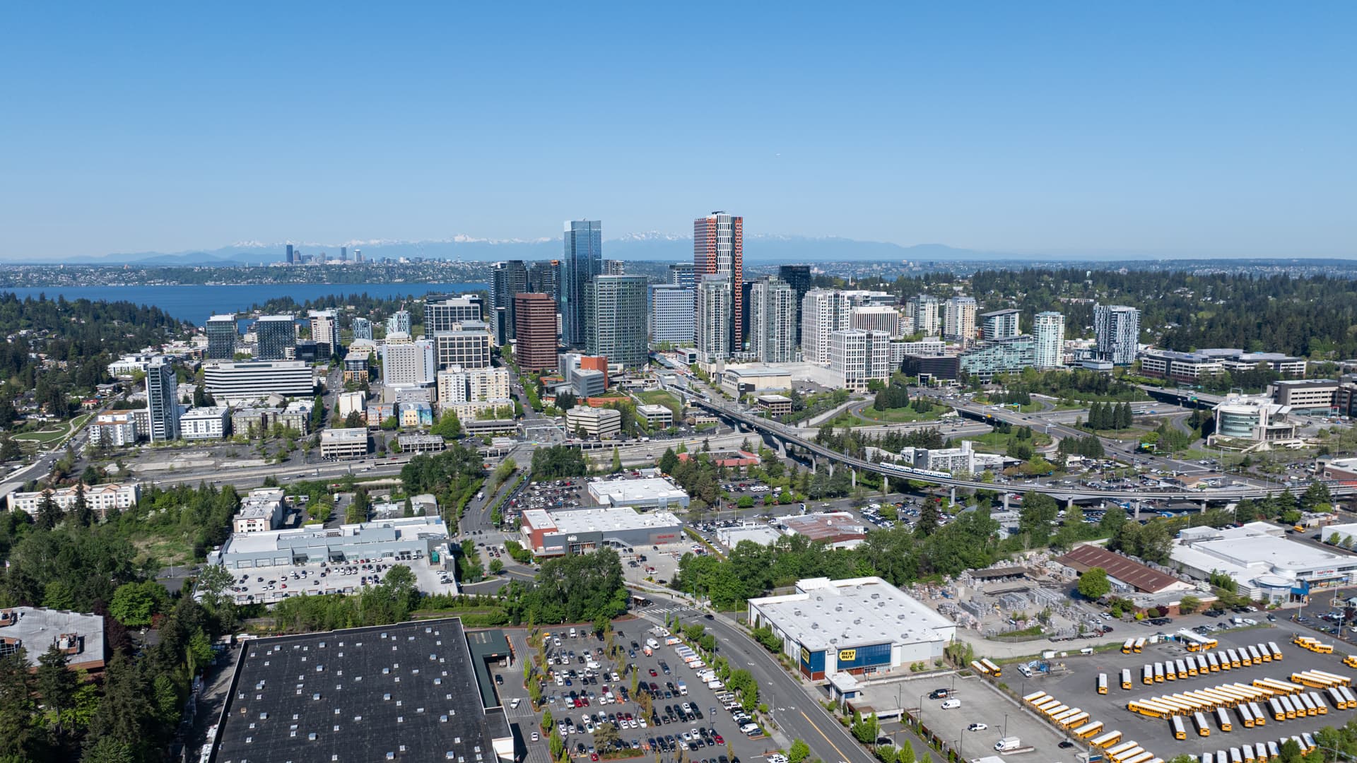 Skyline of Bellevue, WA