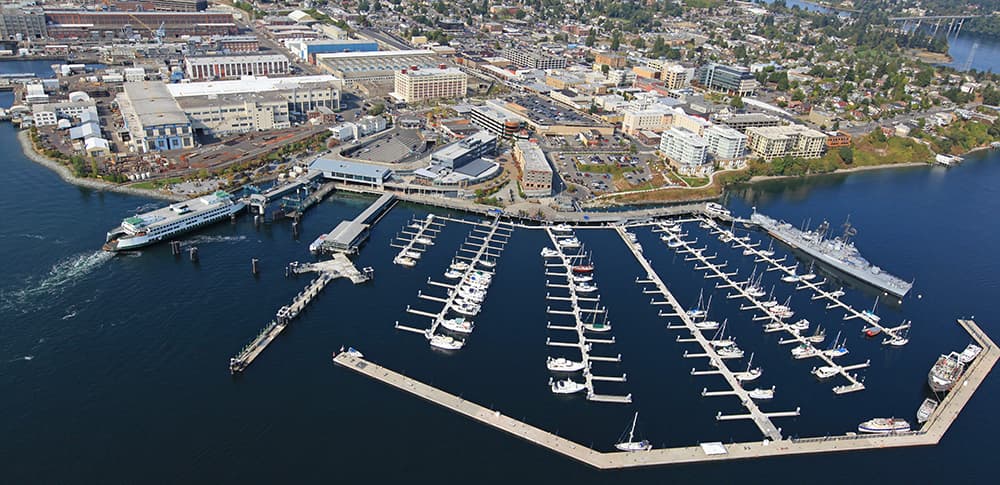 Skyline of Bremerton, WA