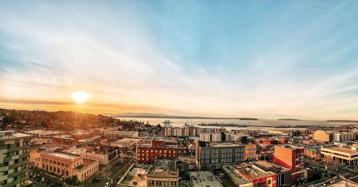 Skyline of Everett, WA