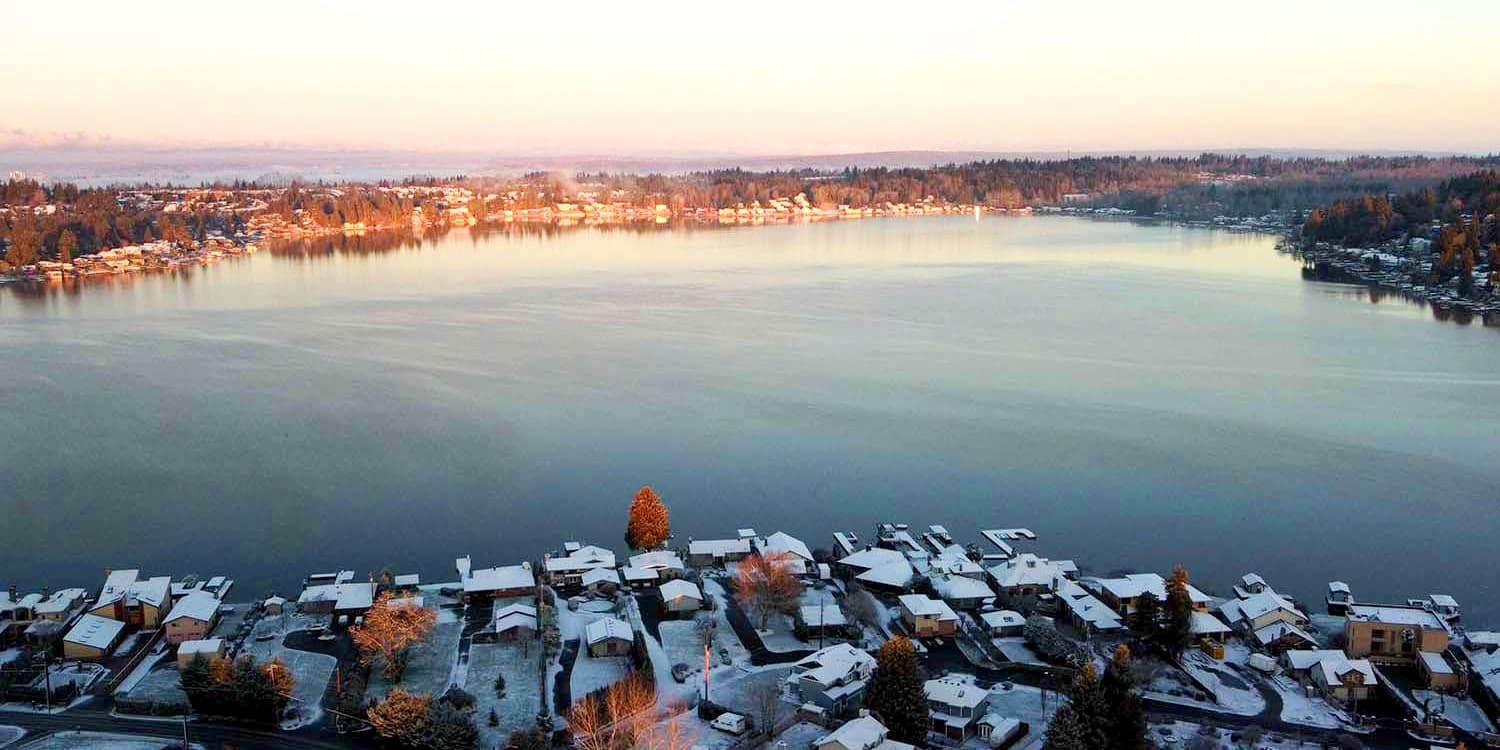 Skyline of Lake Stevens, WA