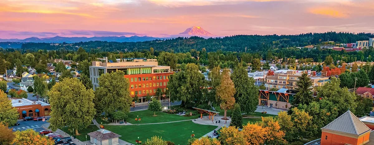 Skyline of Puyallup, WA