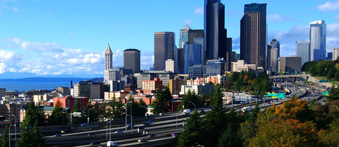 Skyline of SeaTac, WA