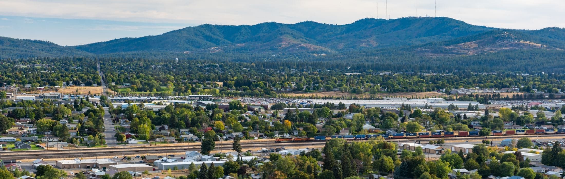 Skyline of Spokane Valley, WA