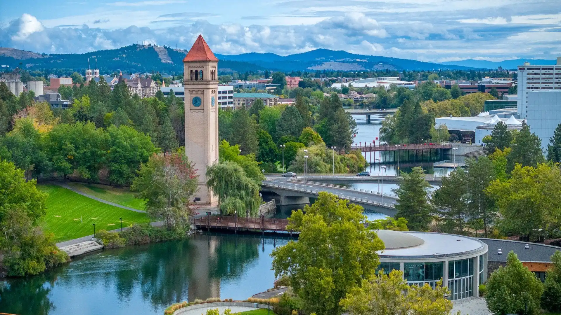 Skyline of Spokane, WA