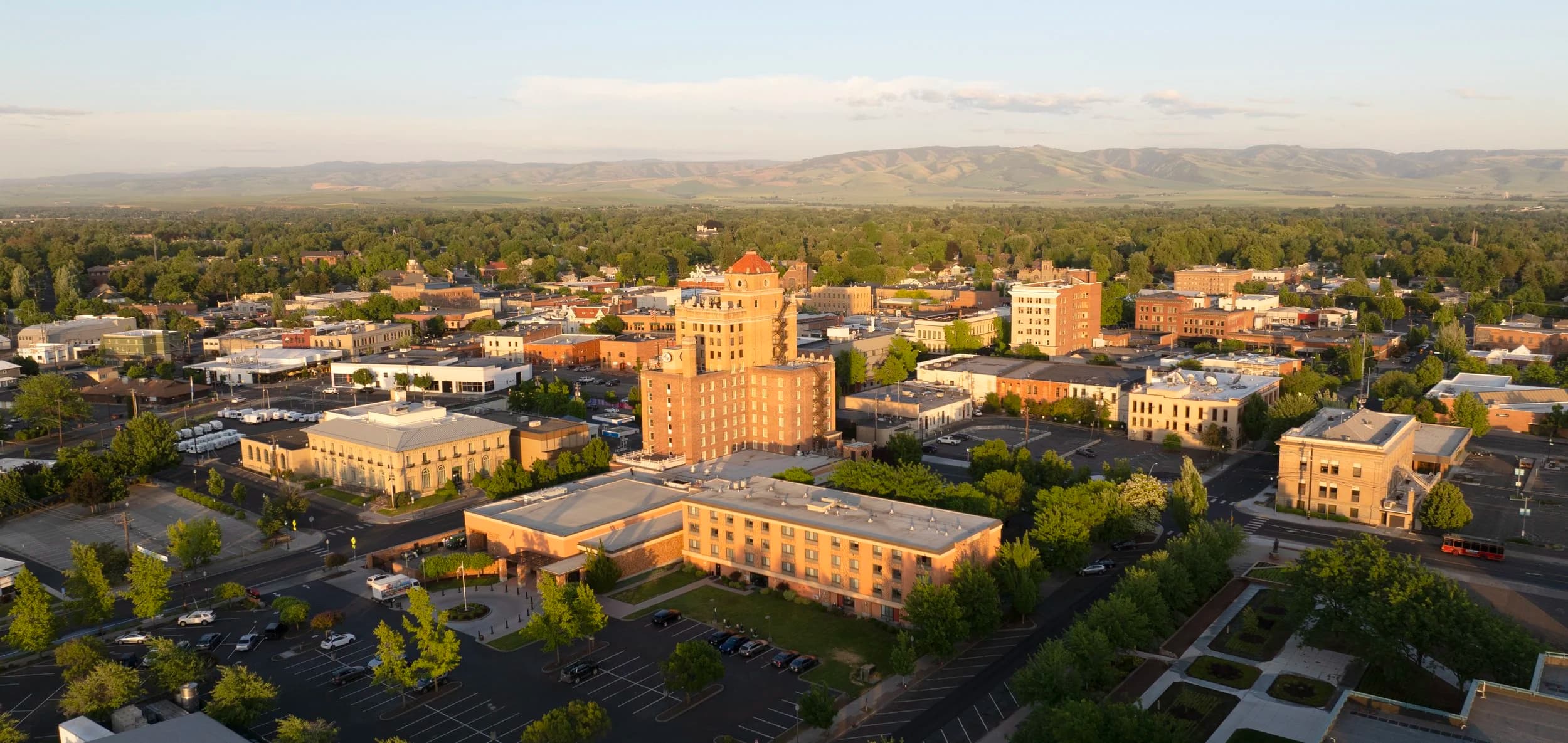 Skyline of Walla Walla, WA