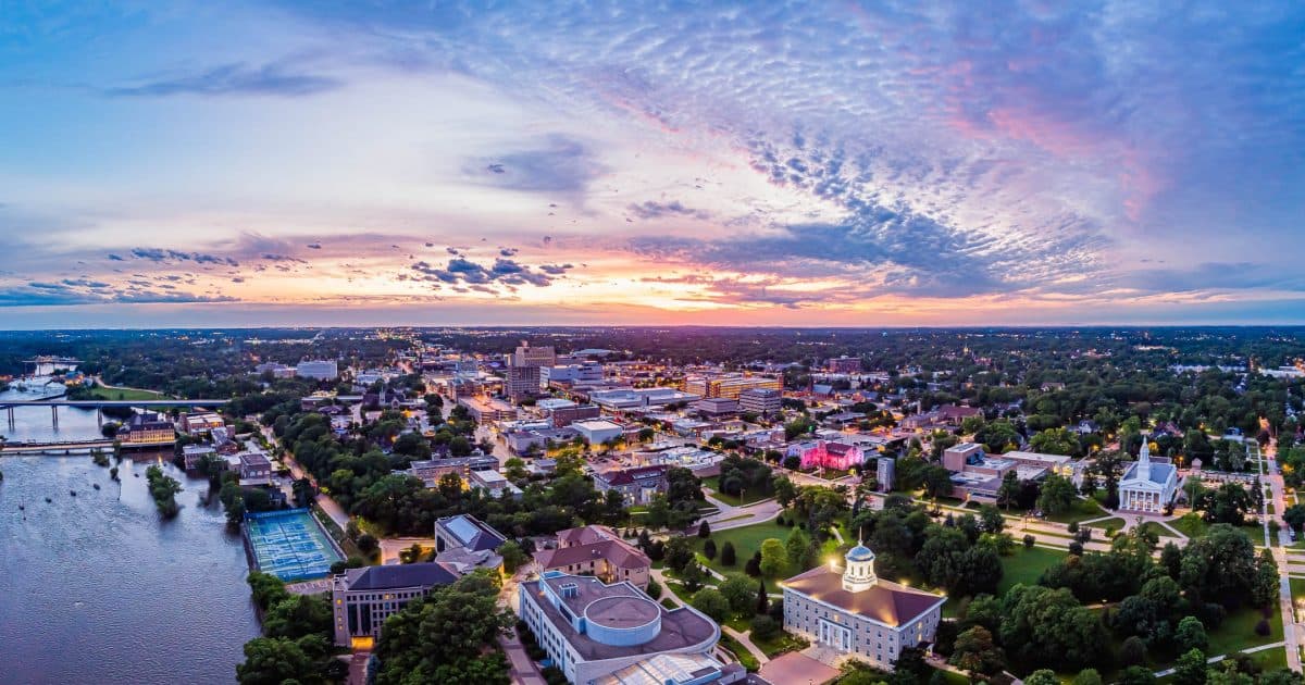 Skyline of Appleton, WI