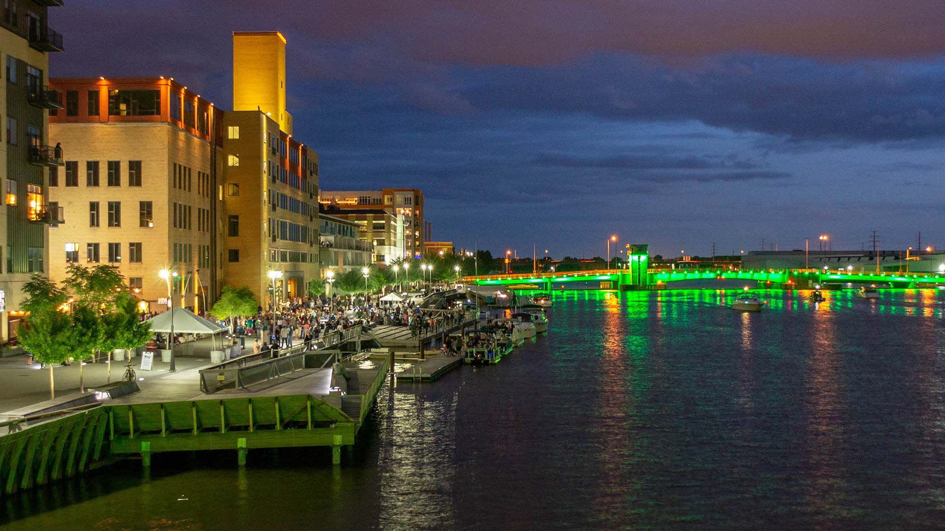 Skyline of Green Bay, WI