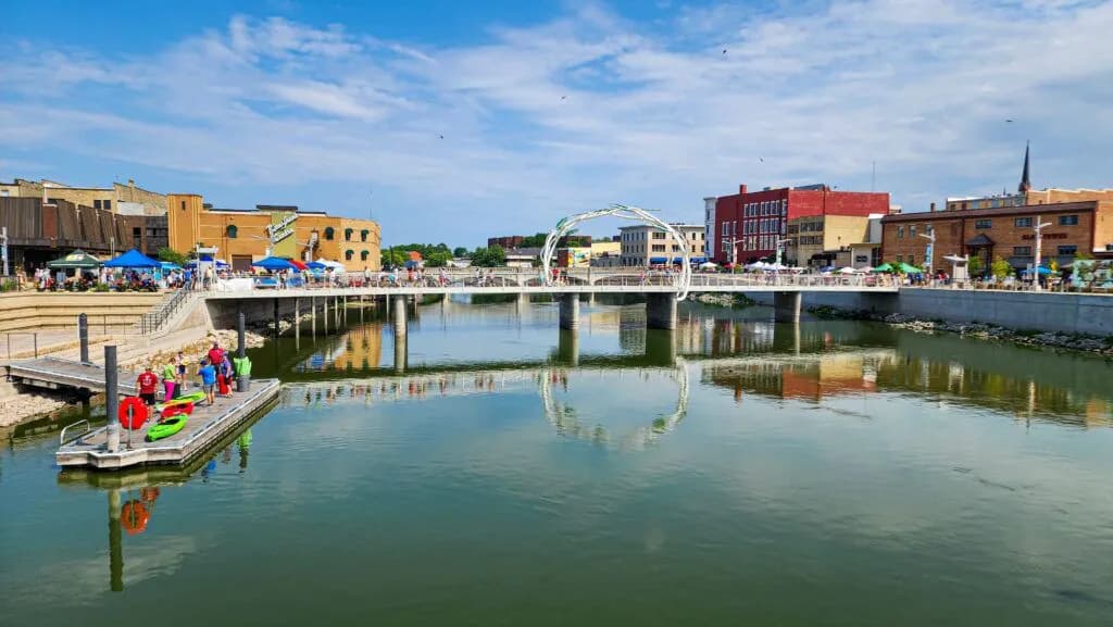 Skyline of Janesville, WI