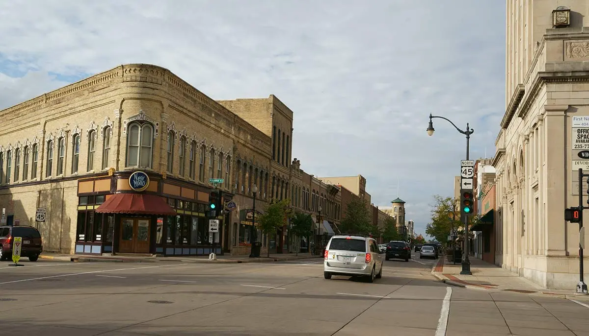 Skyline of Oshkosh, WI