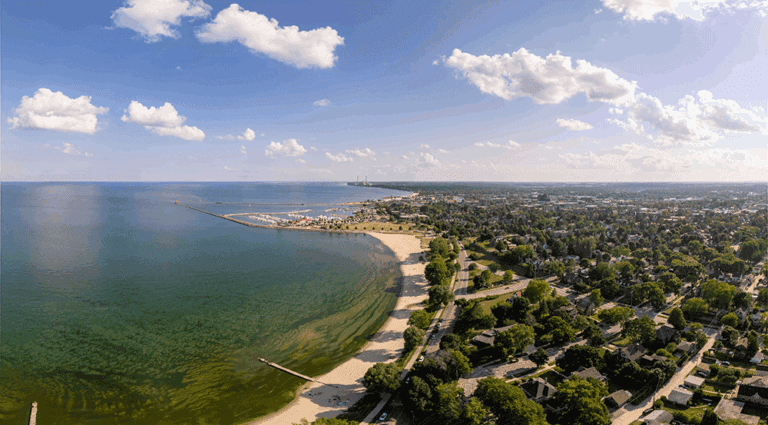 Skyline of Sheboygan, WI