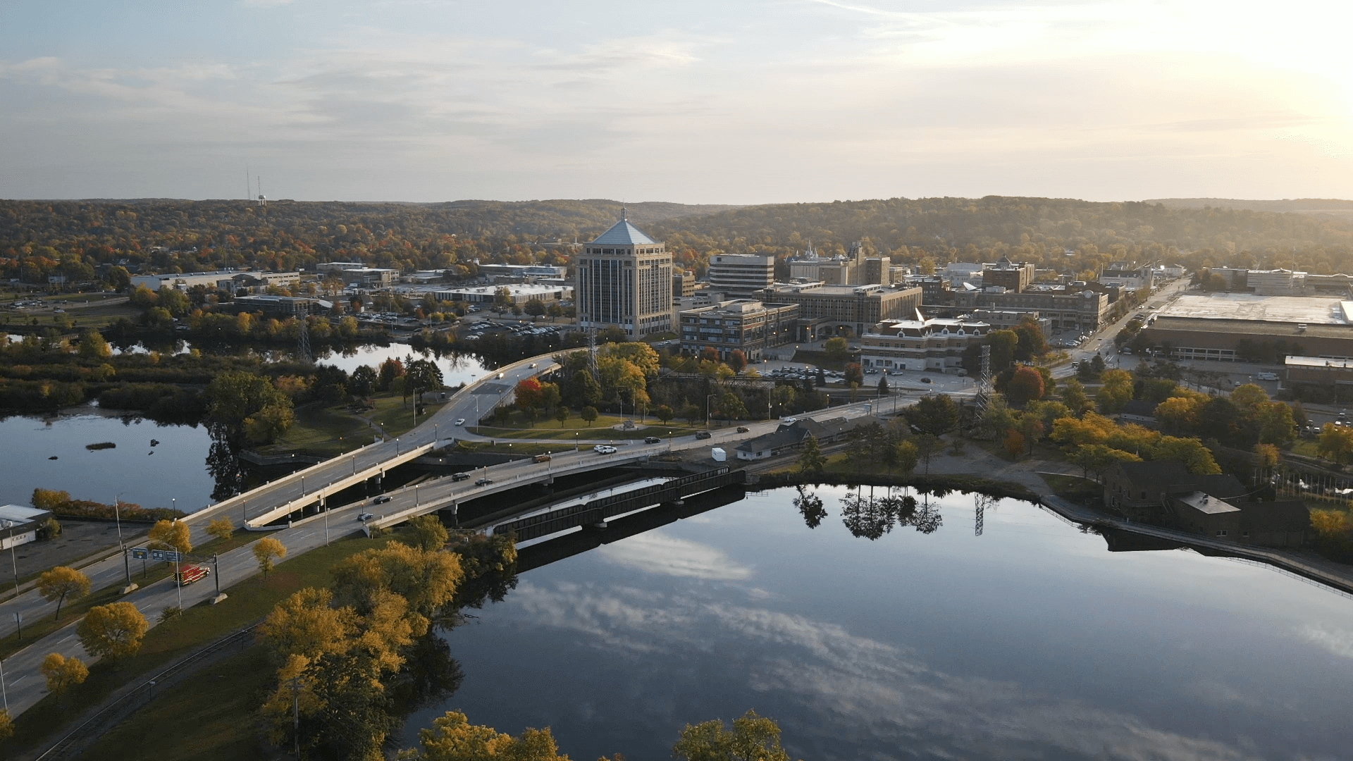 Skyline of Wausau, WI