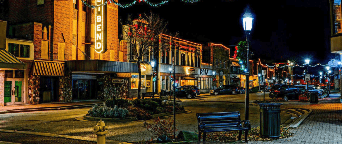 Skyline of West Bend, WI