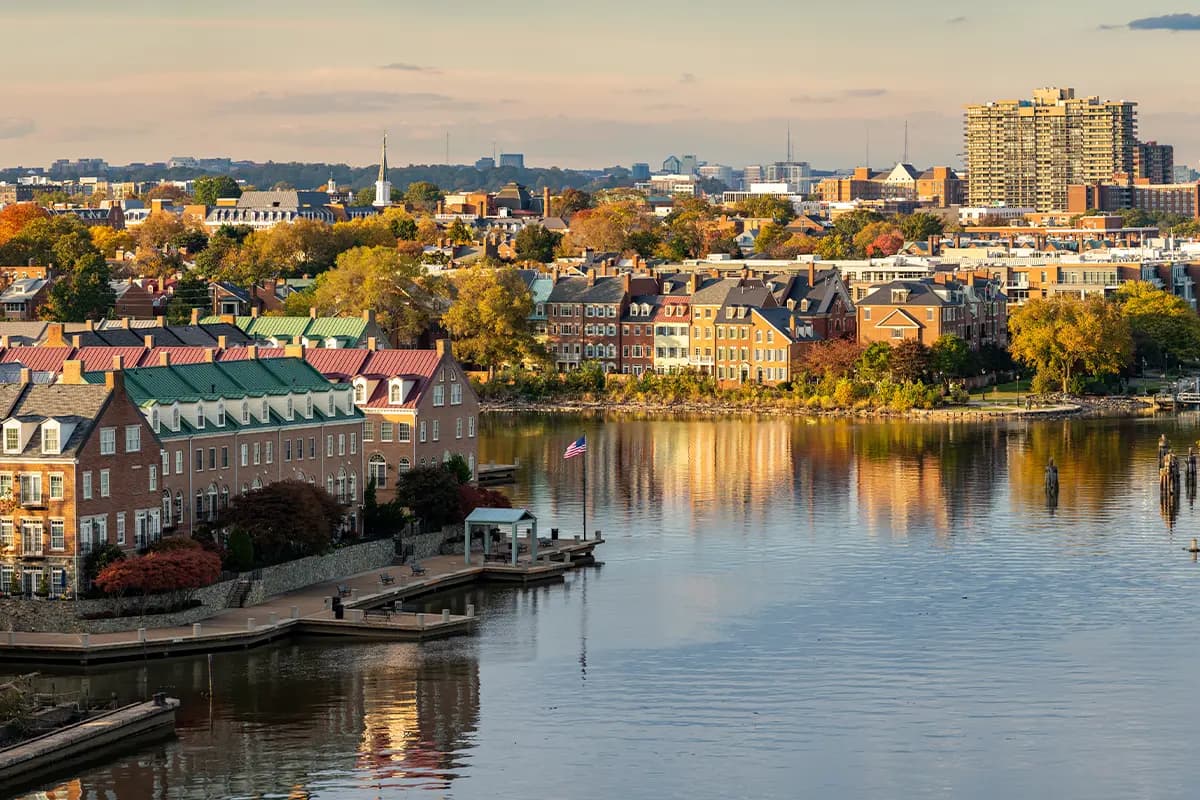 Skyline of Alexandria, VA