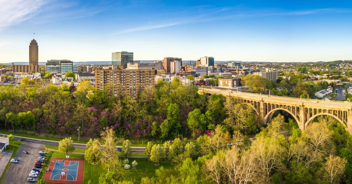 Skyline of Allentown, PA