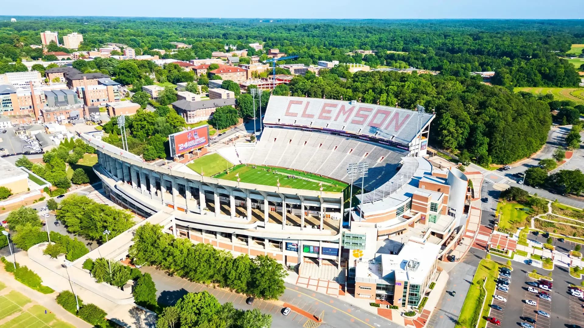 Skyline of Clemson, SC