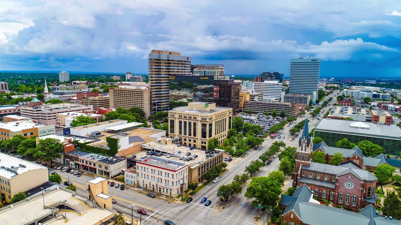 Skyline of Columbia, SC