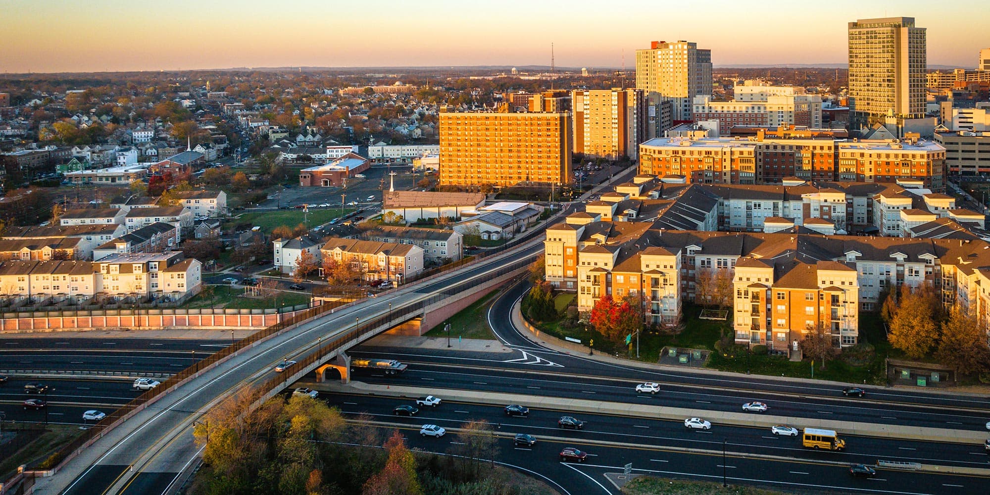 Skyline of Edison, NJ