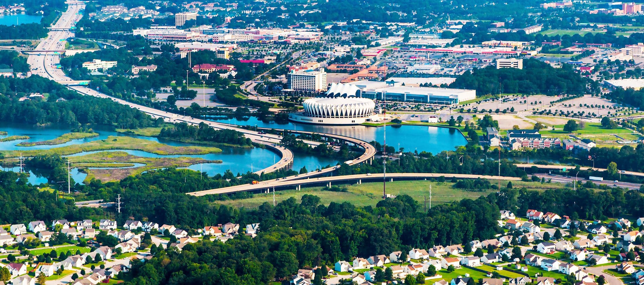 Skyline of Hampton, VA