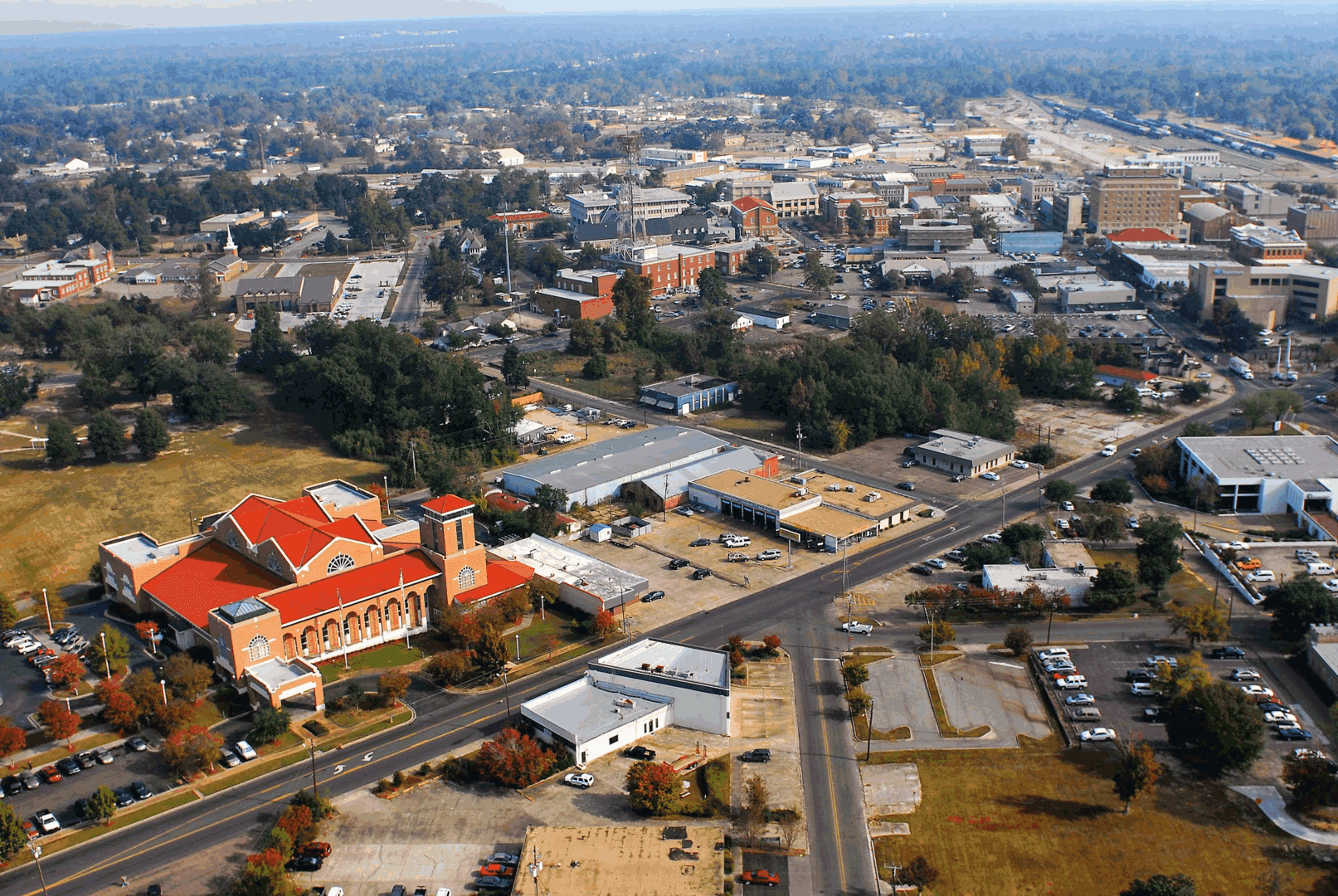 Skyline of Hattiesburg, MS