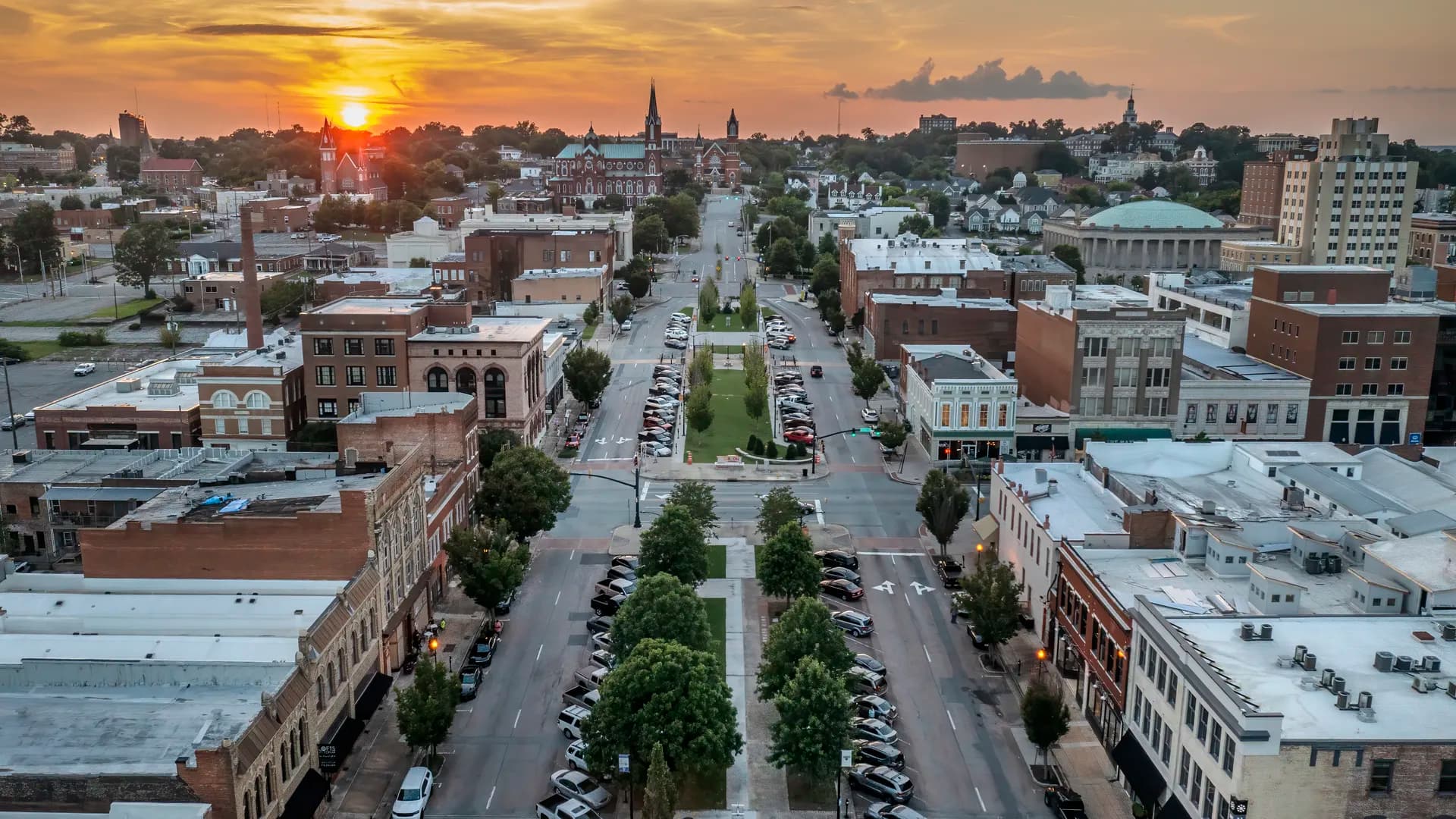Skyline of Macon, GA