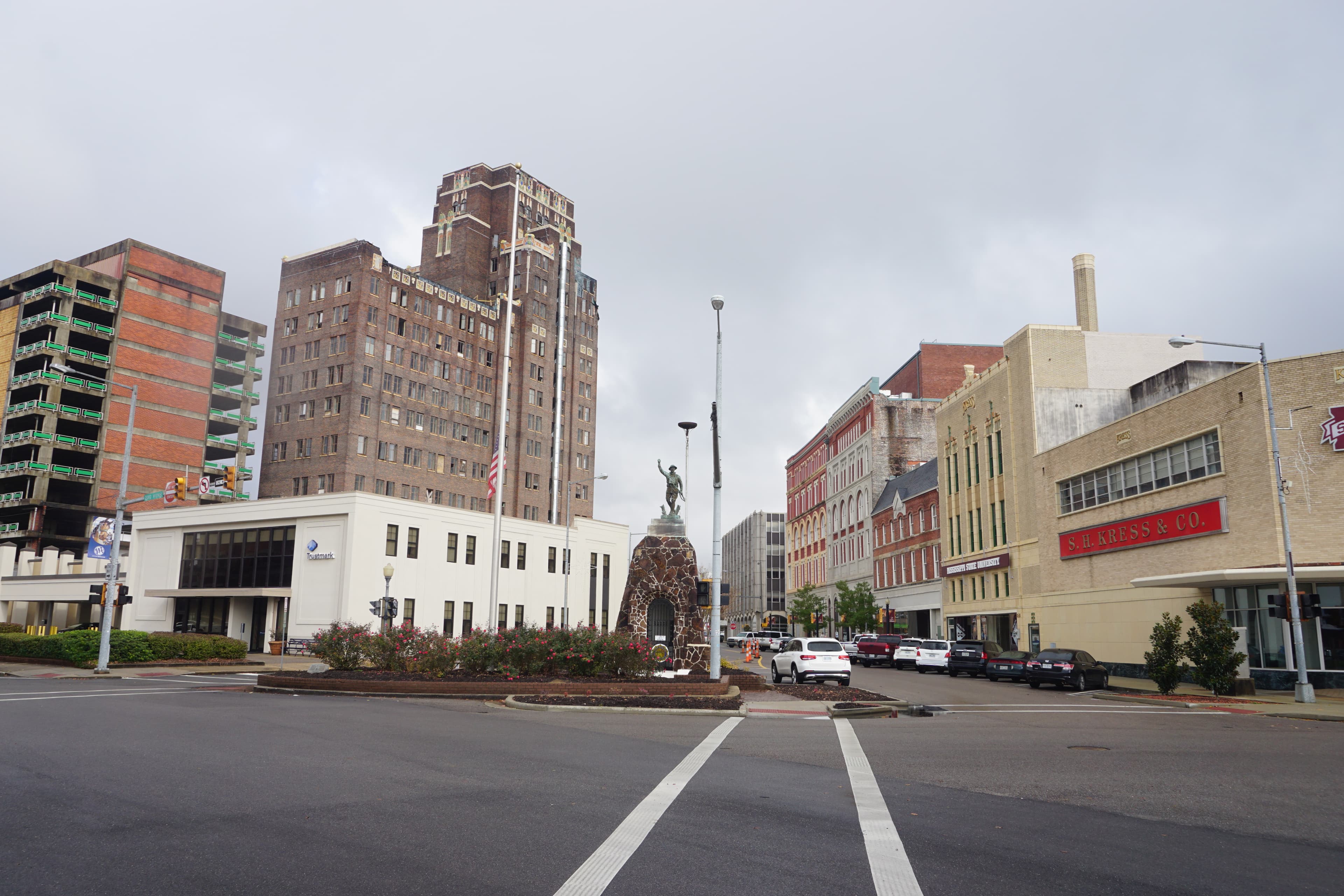 Skyline of Meridian, MS
