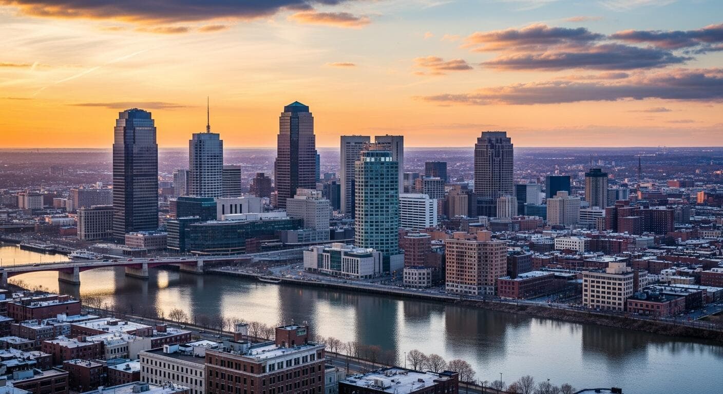 Skyline of Newark, NJ