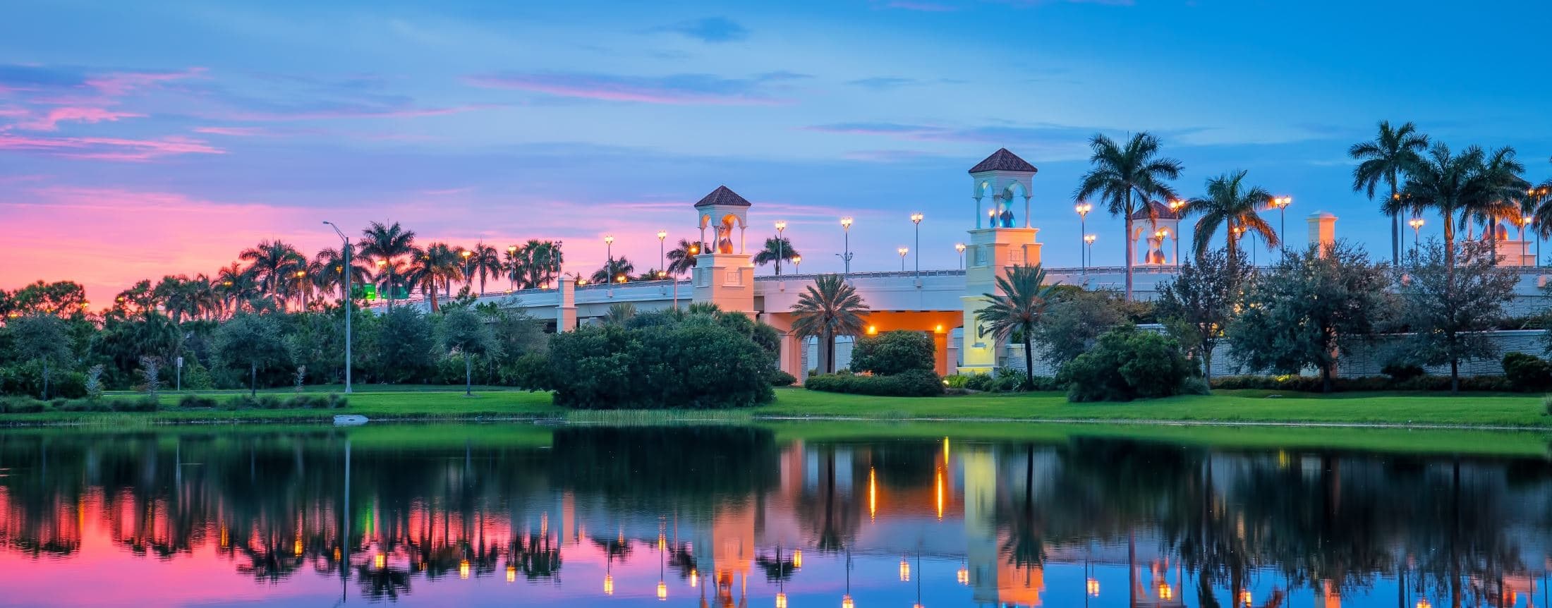 Skyline of Palm Beach Gardens, FL