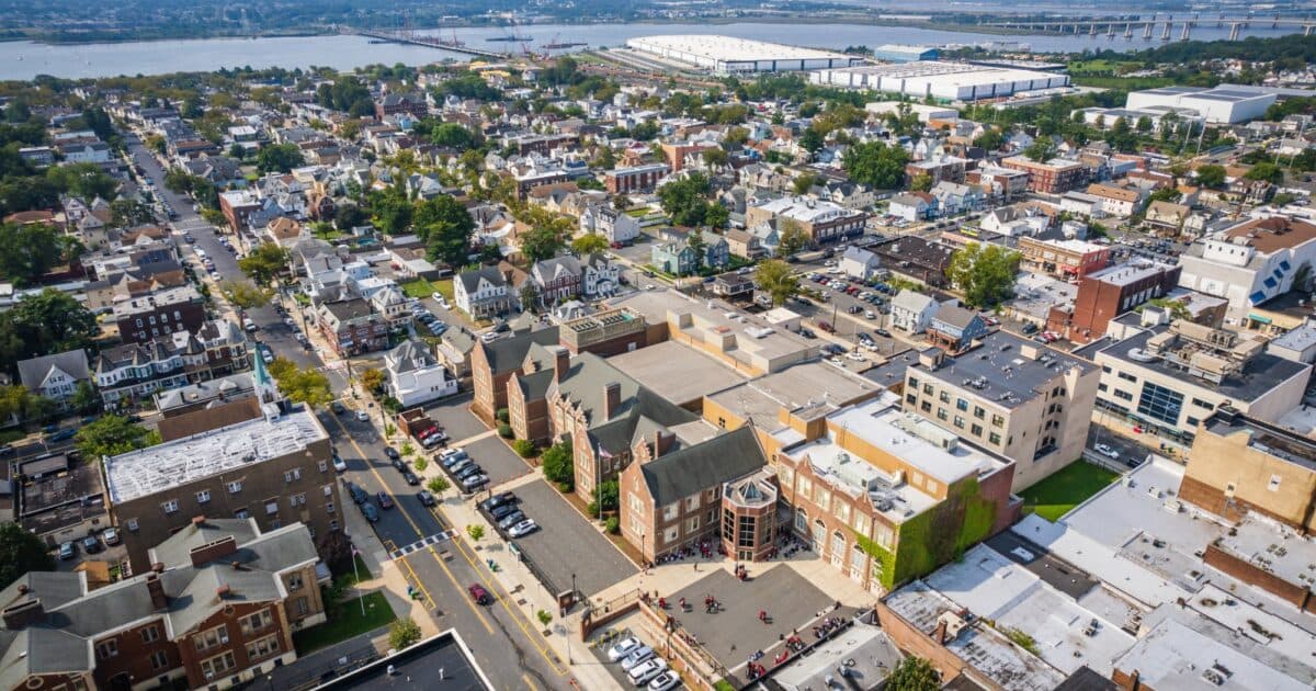 Skyline of Perth Amboy, NJ