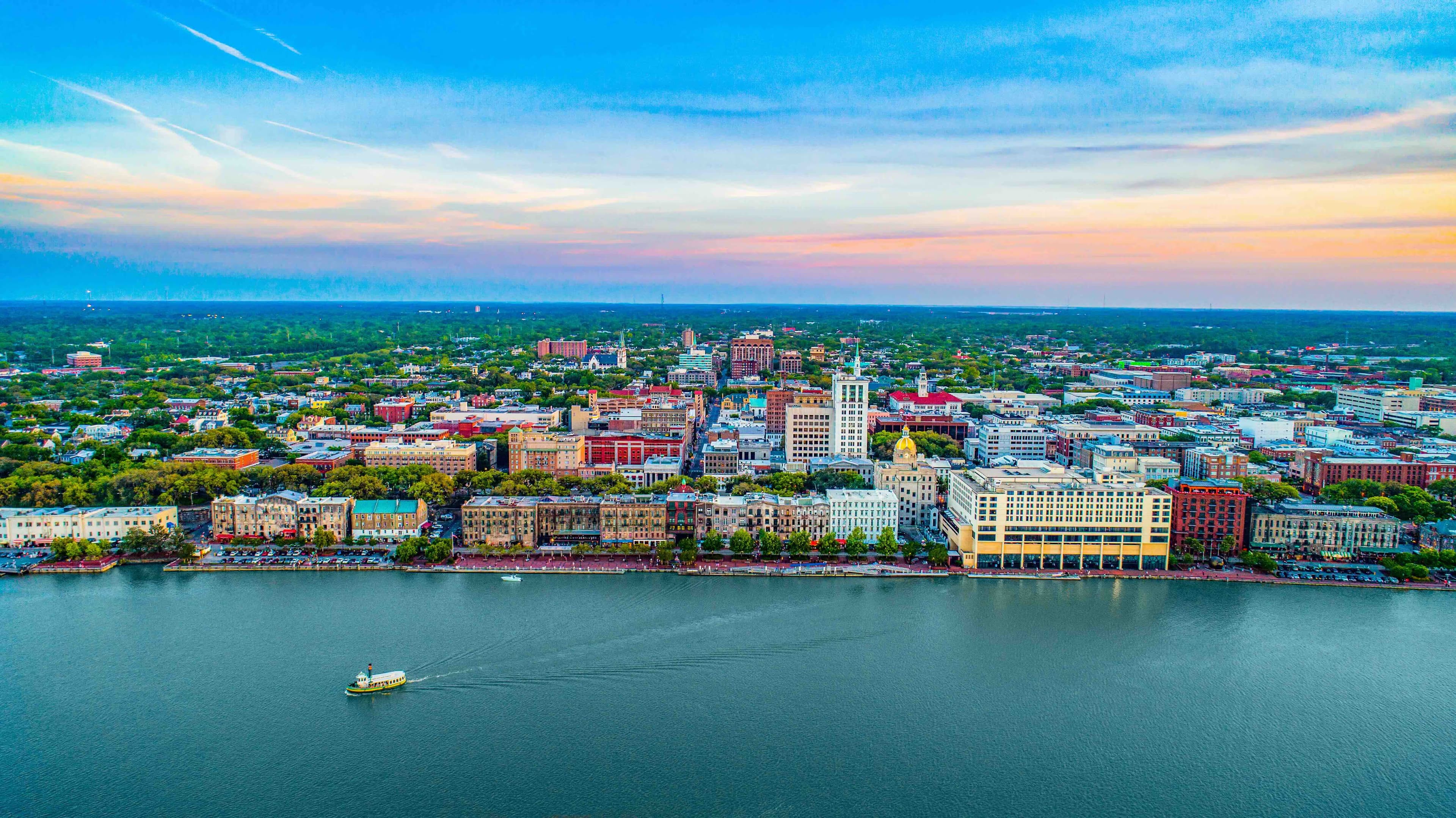 Skyline of Savannah, GA