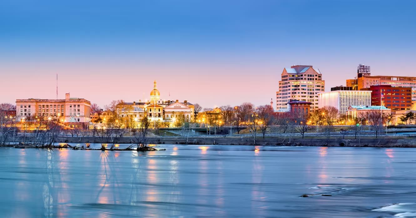 Skyline of Trenton, NJ