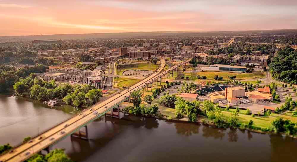 Skyline of Tuscaloosa, AL