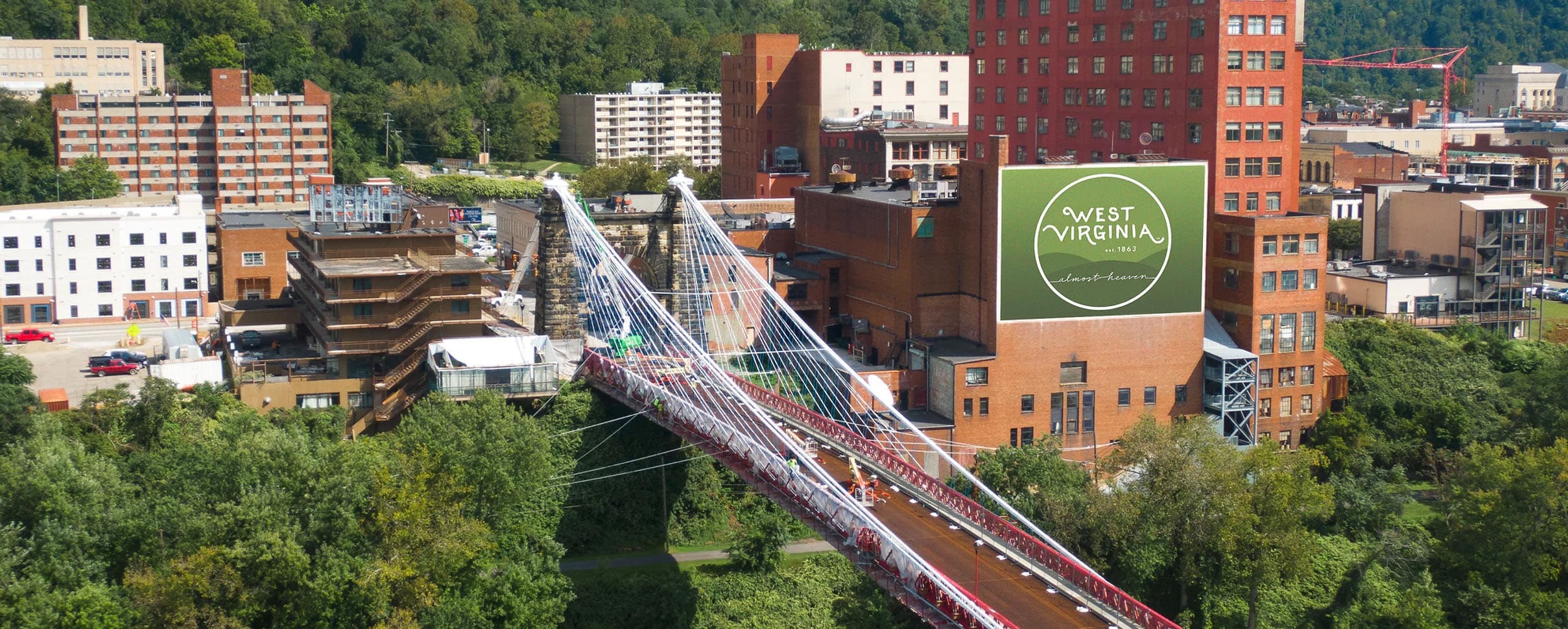 Skyline of Wheeling, WV